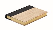 Sticky notes set bamboo cover