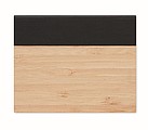 Sticky notes set bamboo cover