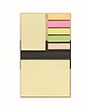 Sticky notes set bamboo cover