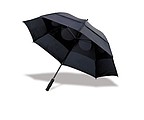 Storm-proof vented umbrella Black