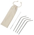 straw with brush 