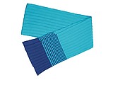 Street retro scarf, aqua blue
