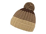 Street retro winter hat, light brown
