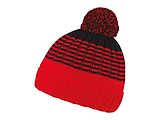 Street retro winter hat, red