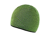 Stripe winter hat, green
