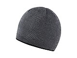 Stripe winter hat, grey