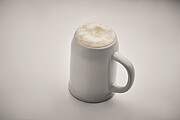 Sublimation beer mug 500 ml, white