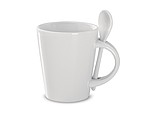 Sublimation mug with spoon