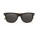 Sunglasses with bamboo arms, black