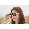 Sunglasses with bamboo arms, black