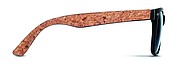 Sunglasses with cork arms