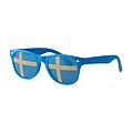 Sunglasses with flag lenses