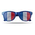 Sunglasses with flag lenses