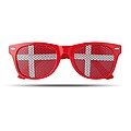 Sunglasses with flag lenses