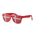 Sunglasses with flag lenses
