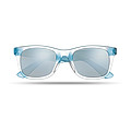 Sunglasses with mirrored lense
