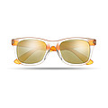Sunglasses with mirrored lense
