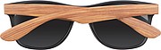 Sunglasses with wooden-look temples