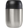 Supo 480 ml double-walled recycled stainless steel lunch pot, silver