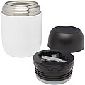 Supo 480 ml double-walled recycled stainless steel lunch pot, white