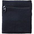 Sweatband with zipper - black