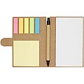 Swift sticky notes booklet with ballpoint pen, natural