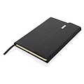 Swiss Peak deluxe A5 notebook and pen set,black