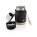 Swiss Peak Elite copper vacuum food container, black