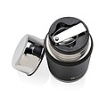 Swiss Peak Elite copper vacuum food container, black