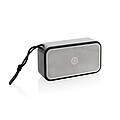 Swiss Peak RCS recycled aluminium 10W bass speaker, grey