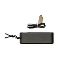 Swiss Peak RCS recycled aluminium 10W bass speaker, grey