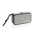 Swiss Peak RCS recycled aluminium 10W bass speaker, grey