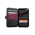 Swiss Peak RCS recycled travel case with 3 in 1 charger, black