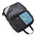 Swiss Peak RFID duffle with suitcase opening, black