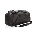 Swiss Peak RFID sports duffle & backpack, black