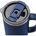 Sydney 1200 ml double wall RCS certified copper vacuum insulated tumbler with straw, navy