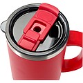 Sydney 1200 ml double wall RCS certified copper vacuum insulated tumbler with straw, red
