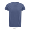 T-shirt SOLS CRUSADER MEN - ROUND-NECK FITTED JERSEY T-SHIRT, denim, L