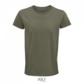 T-shirt SOLS CRUSADER MEN - ROUND-NECK FITTED JERSEY T-SHIRT, khaki, XS