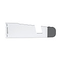 Tablet and smartphone holder, white