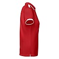 Tamil short sleeve womens sports polo, red, size S