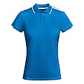 Tamil short sleeve womens sports polo, royal blue, size S
