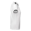Tamil short sleeve womens sports polo, white, size M
