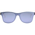 Tan sunglasses with bamboo temples, silver
