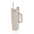 Tana RCS plastic tumbler with handle 900ml, beige