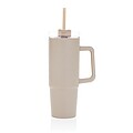 Tana RCS plastic tumbler with handle 900ml, beige