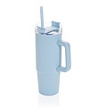 Tana RCS plastic tumbler with handle 900ml, light blue