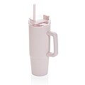 Tana RCS plastic tumbler with handle 900ml, pink
