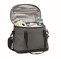 Tarpaulin cooler bag 40L, stone grey