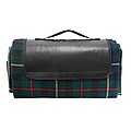 Tartan picnic blanket, black